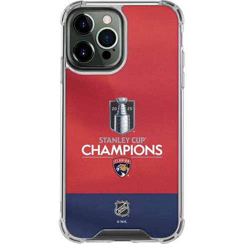 2025 Stanley Cup Champions Florida Panthers iPhone 14 Pro Max Clear Case