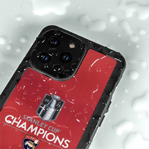 2025 Stanley Cup Champions Florida Panthers iPhone 14 Pro Max Waterproof Case