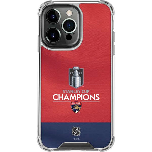 2025 Stanley Cup Champions Florida Panthers iPhone 15 Pro Clear Case