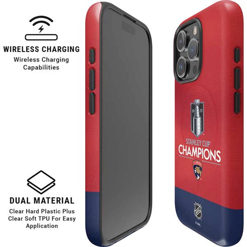2025 Stanley Cup Champions Florida Panthers iPhone 16 Pro Max Magsafe Impact Case