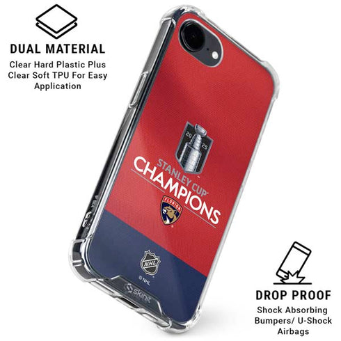 2025 Stanley Cup Champions Florida Panthers iPhone 16e Clear Case