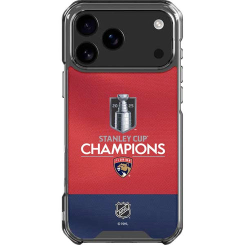 2025 Stanley Cup Champions Florida Panthers iPhone 17 Pro Max Clear Case