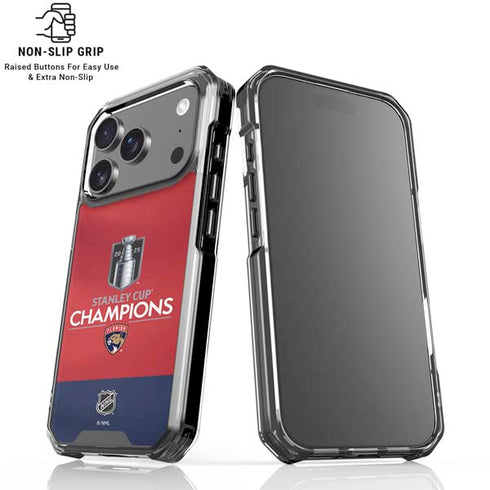 2025 Stanley Cup Champions Florida Panthers iPhone 17 Pro Max Clear Case