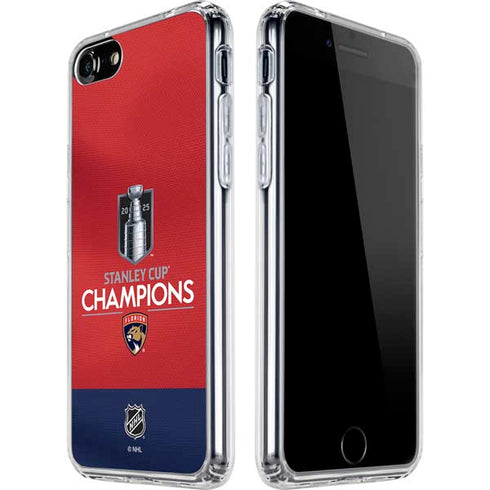 2025 Stanley Cup Champions Florida Panthers iPhone SE (2nd & 3rd Gen) Clear Case