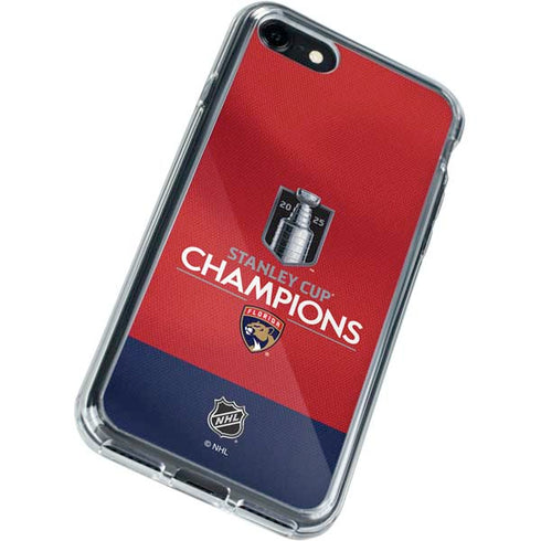 2025 Stanley Cup Champions Florida Panthers iPhone SE (2nd & 3rd Gen) Clear Case