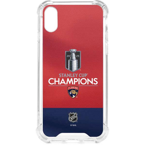 2025 Stanley Cup Champions Florida Panthers iPhone XS Clear Case