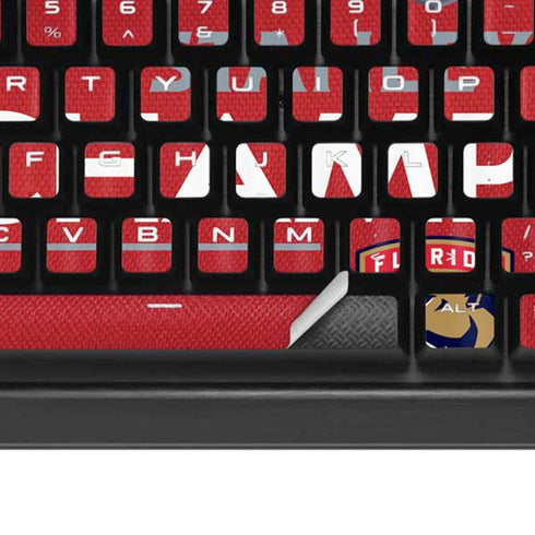 2025 Stanley Cup Champions Florida Panthers K95 RGB PLATINUM Mechanical Gaming Keyboard Skin
