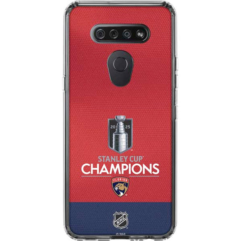 2025 Stanley Cup Champions Florida Panthers LG K51/Q51 Clear Case