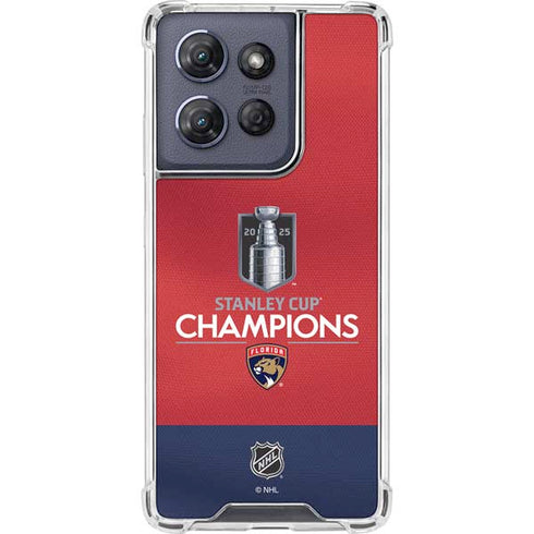 2025 Stanley Cup Champions Florida Panthers Moto G Power 5G (2025) Clear Case