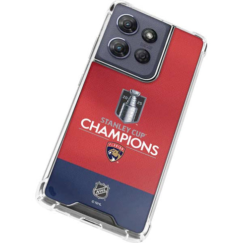2025 Stanley Cup Champions Florida Panthers Moto G Power 5G (2025) Clear Case