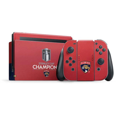 2025 Stanley Cup Champions Florida Panthers Nintendo Switch Bundle Skin