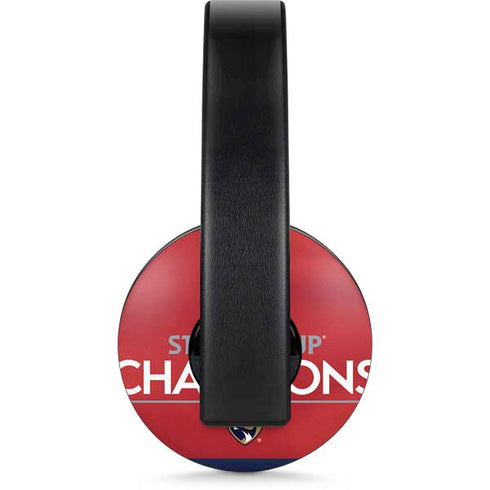 2025 Stanley Cup Champions Florida Panthers PlayStation 4 Gold Wireless Headset Skin