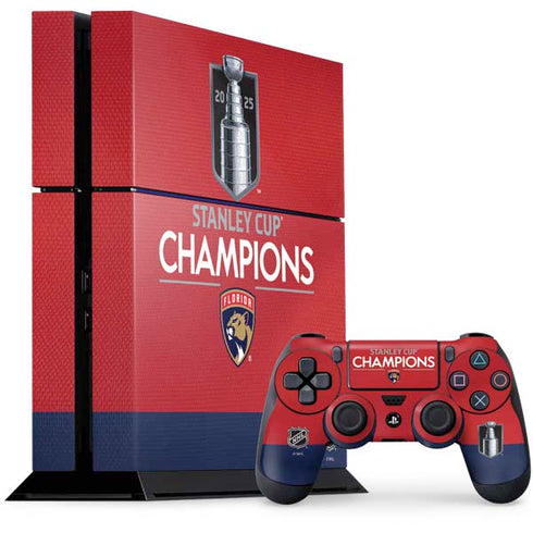 2025 Stanley Cup Champions Florida Panthers PlayStation PS4 Skins