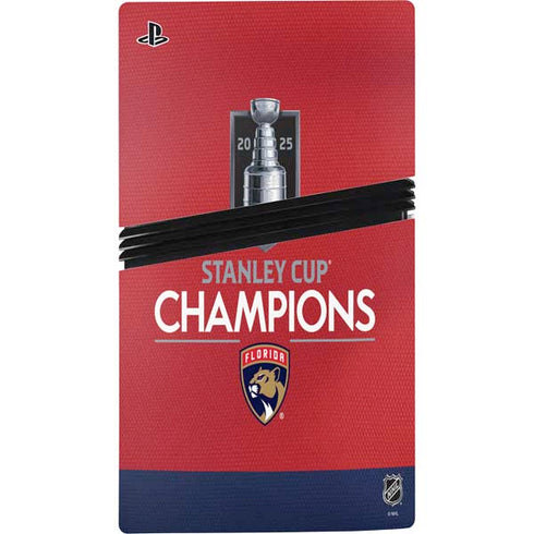 2025 Stanley Cup Champions Florida Panthers PS5 Pro Disk Bundle Skin