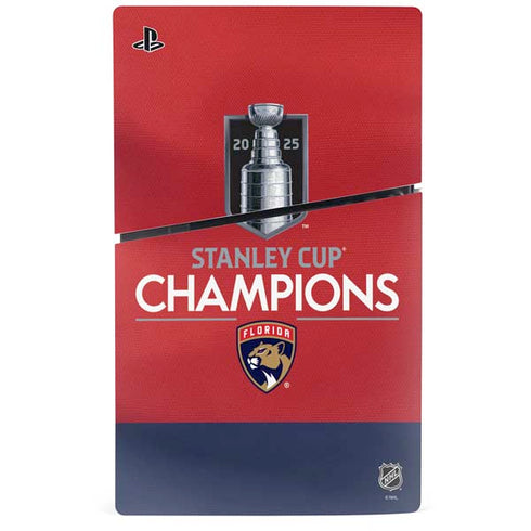 2025 Stanley Cup Champions Florida Panthers PS5 Slim Digital Edition Bundle Skin
