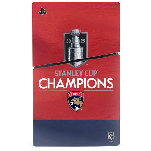 2025 Stanley Cup Champions Florida Panthers PS5 Slim Disk Console Skin