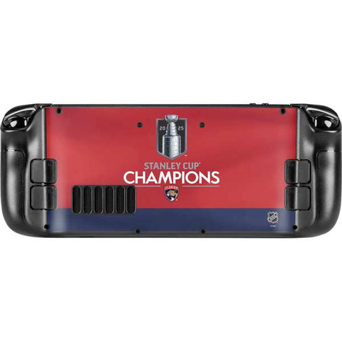 2025 Stanley Cup Champions Florida Panthers Steam Deck Handheld Gaming Computer Skin