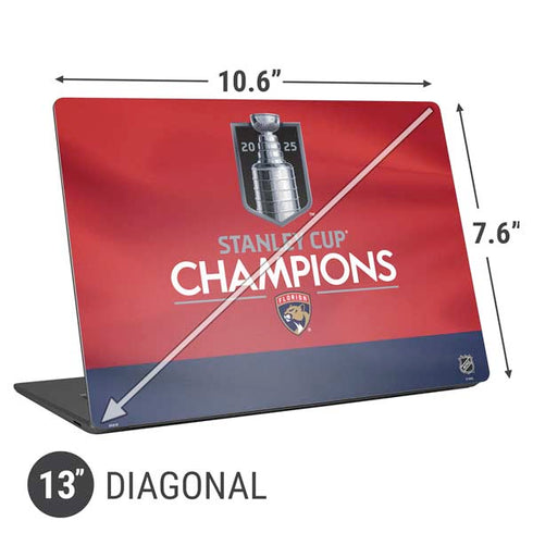 2025 Stanley Cup Champions Florida Panthers Universal Laptop 13in (10.6 x 7.6in) Skin