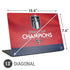 2025 Stanley Cup Champions Florida Panthers Universal Laptop 13in (10.6 x 7.6in) Skin