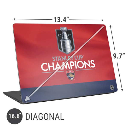 2025 Stanley Cup Champions Florida Panthers Universal Laptop 16.6in (13.4 x 9.7in) Skin