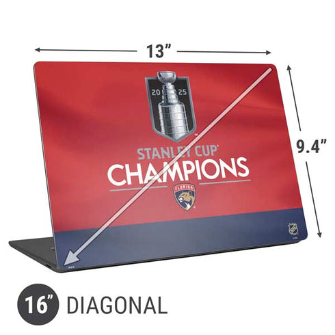 2025 Stanley Cup Champions Florida Panthers Universal Laptop 16in (13 x 9.4in) Skin
