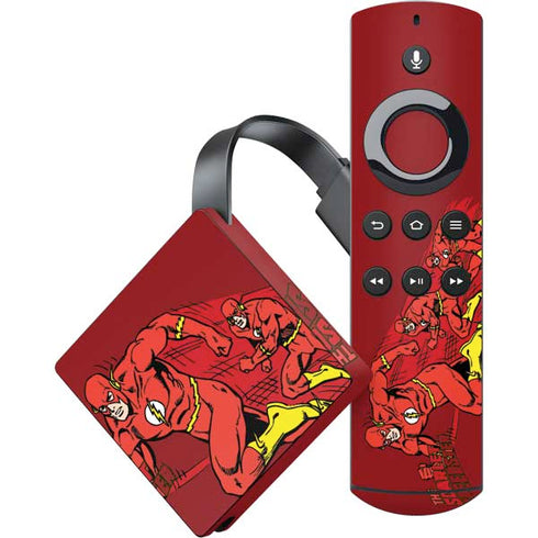 DC Comics The Flash Classic Art in Sequence Running pose Amazon Fire TV Skin