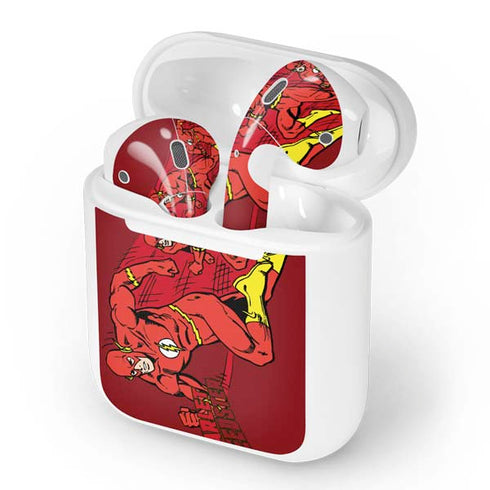 DC Comics The Flash Classic Art in Sequence Running pose Apple AirPods Skin
