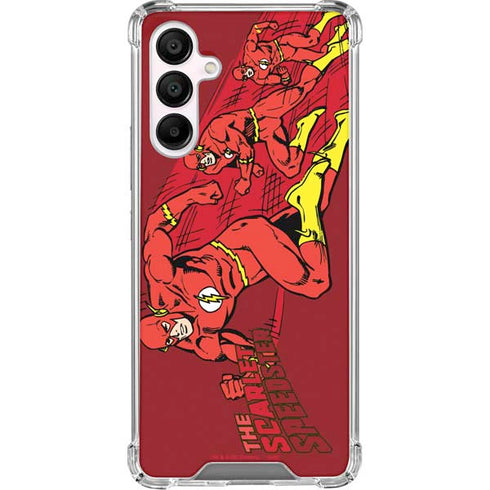 DC Comics The Flash Classic Art in Sequence Running pose Galaxy A16 5G Clear Case