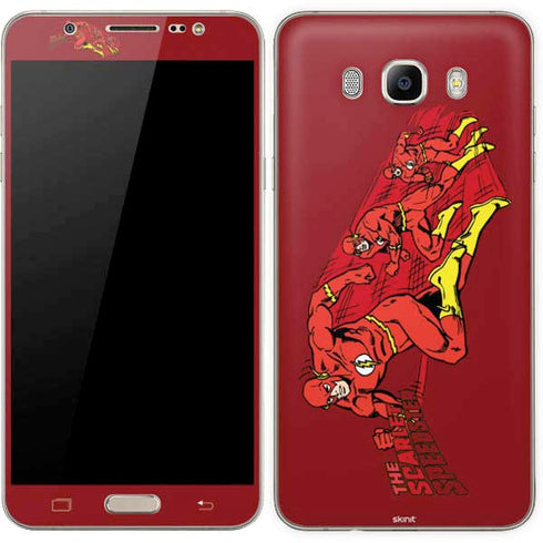 DC Comics The Flash Classic Art in Sequence Running pose Galaxy J7 Skin