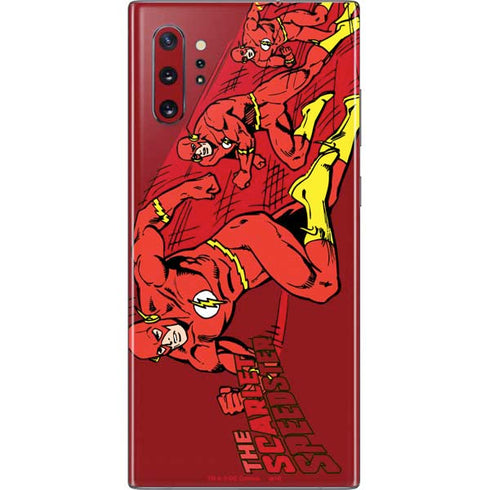 DC Comics The Flash Classic Art in Sequence Running pose Galaxy Note 10 Plus Skin