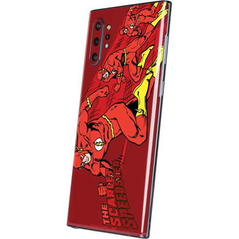 DC Comics The Flash Classic Art in Sequence Running pose Galaxy Note 10 Plus Skin