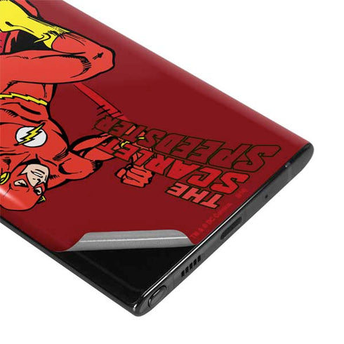 DC Comics The Flash Classic Art in Sequence Running pose Galaxy Note 10 Plus Skin