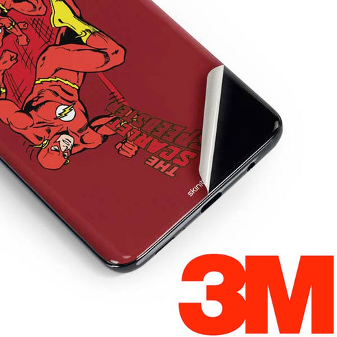 DC Comics The Flash Classic Art in Sequence Running pose Galaxy S10 Plus Skin