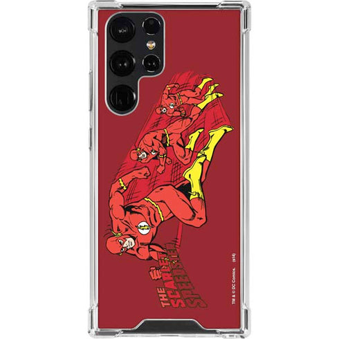 DC Comics The Flash Classic Art in Sequence Running pose Galaxy S23 Ultra Clear Case