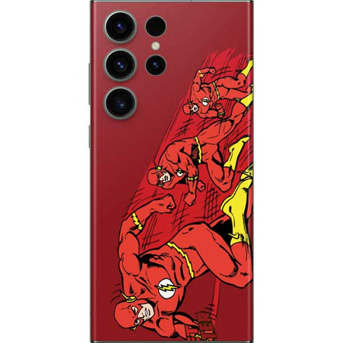 DC Comics The Flash Classic Art in Sequence Running pose Galaxy Skins