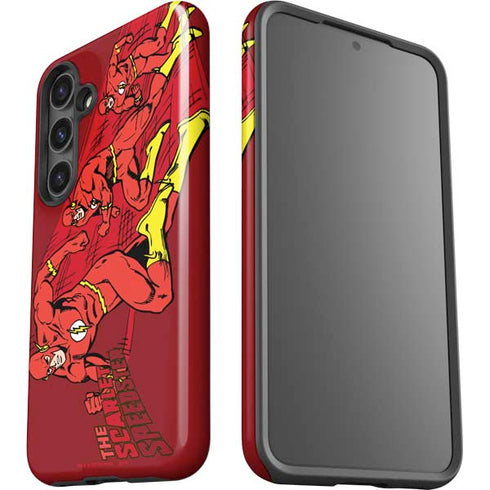DC Comics The Flash Classic Art in Sequence Running pose Galaxy S25 Impact Case