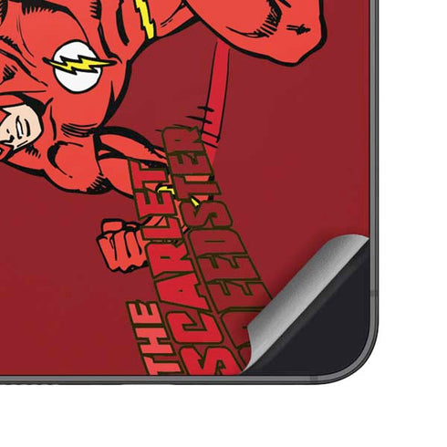 DC Comics The Flash Classic Art in Sequence Running pose Galaxy S24 Skin