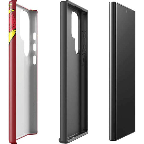 DC Comics The Flash Classic Art in Sequence Running pose Galaxy S25 Ultra Impact Case