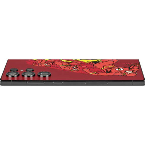 DC Comics The Flash Classic Art in Sequence Running pose Galaxy S24 Ultra Skin