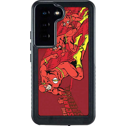 DC Comics The Flash Classic Art in Sequence Running pose Galaxy S24 Waterproof Case