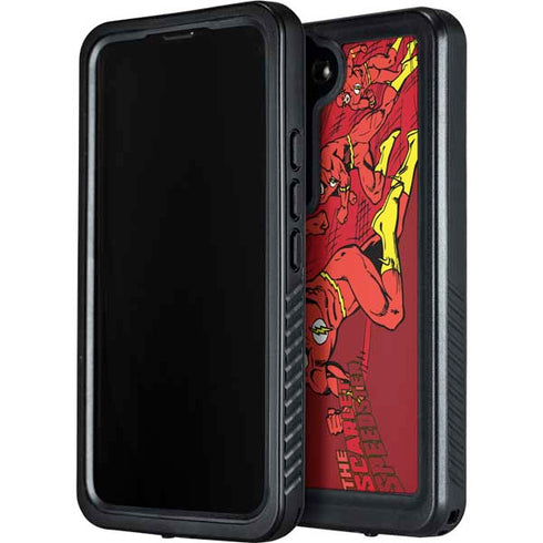 DC Comics The Flash Classic Art in Sequence Running pose Galaxy S24 Waterproof Case