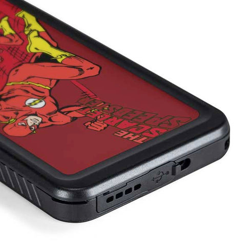 DC Comics The Flash Classic Art in Sequence Running pose Galaxy S24 Waterproof Case