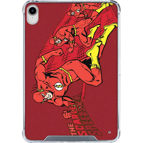 DC Comics The Flash Classic Art in Sequence Running pose iPad 11th Gen (2025) Clear Case
