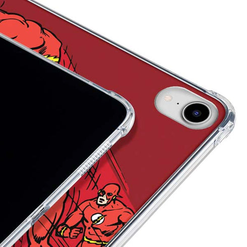 DC Comics The Flash Classic Art in Sequence Running pose iPad 11th Gen (2025) Clear Case