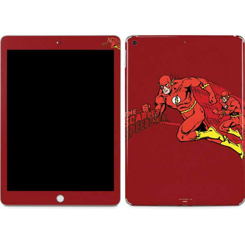 DC Comics The Flash Classic Art in Sequence Running pose Apple iPad Skin