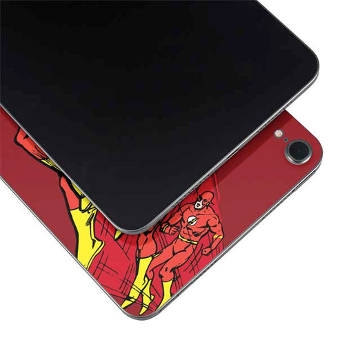 DC Comics The Flash Classic Art in Sequence Running pose Apple iPad Mini Skin