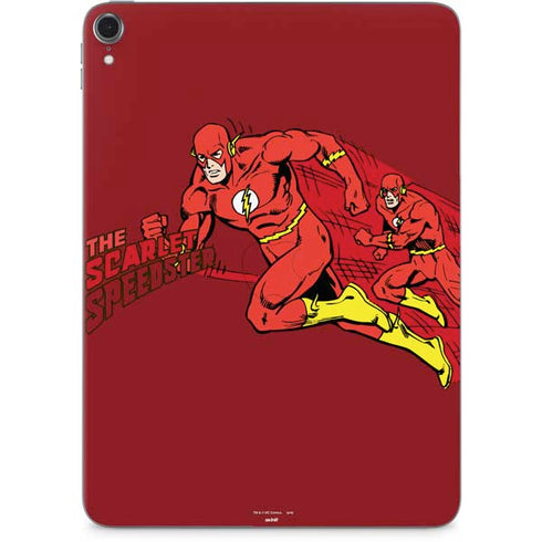 DC Comics The Flash Classic Art in Sequence Running pose Apple iPad Pro Skin