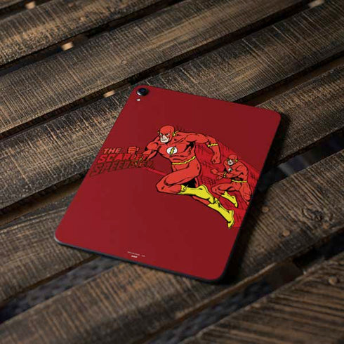 DC Comics The Flash Classic Art in Sequence Running pose Apple iPad Pro Skin