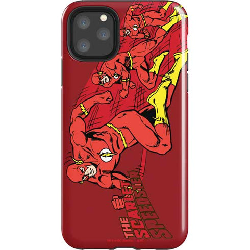 DC Comics The Flash Classic Art in Sequence Running pose iPhone Cases