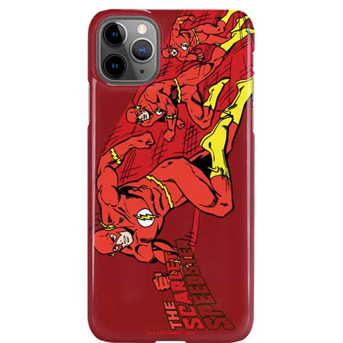 DC Comics The Flash Classic Art in Sequence Running pose iPhone Cases